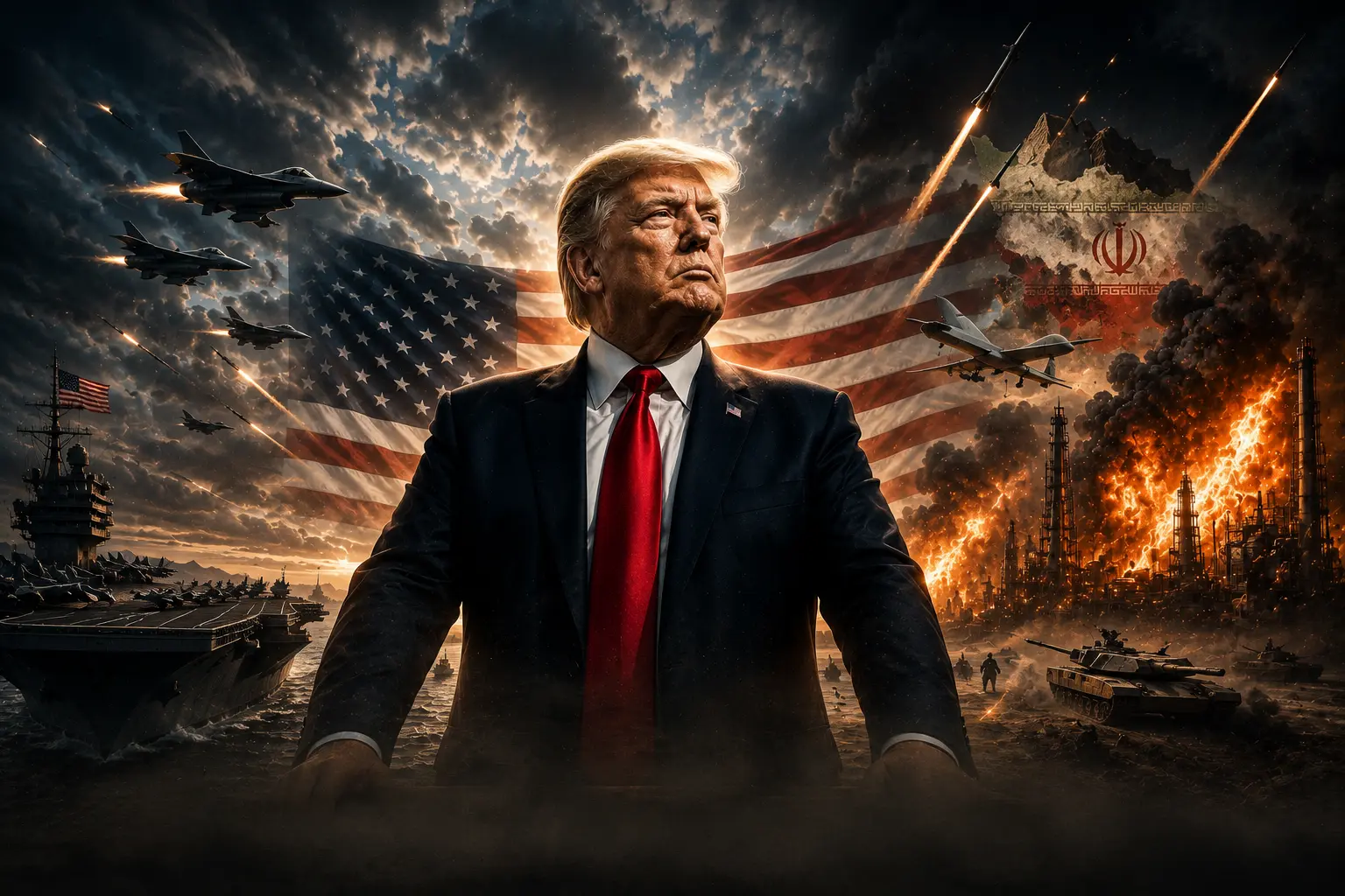 Trump Threatens Immediate Strikes on Iranian Infrastructure